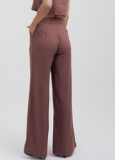 Pantalón Bota Ancha Café